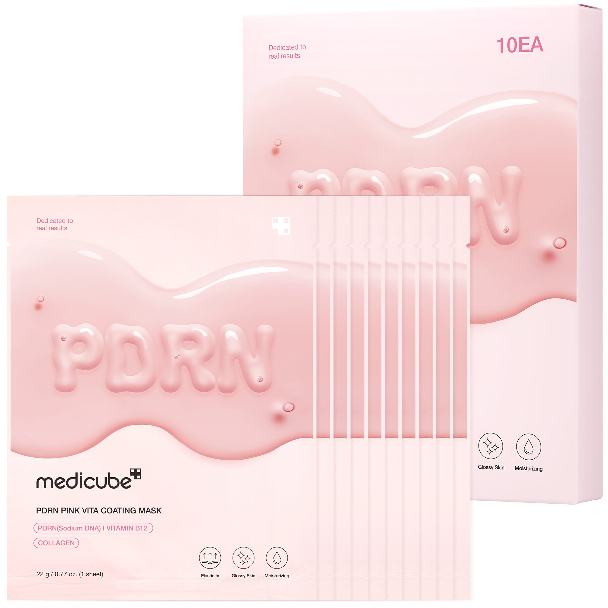 PDRN Pink Vita Coating Sheet Mask - Explore a little skin care.