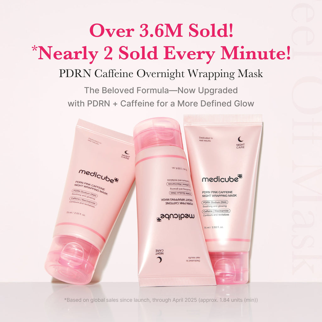 PDRN Pink Caffeine Overnight Wrapping Mask - Evenings deserve their moment.