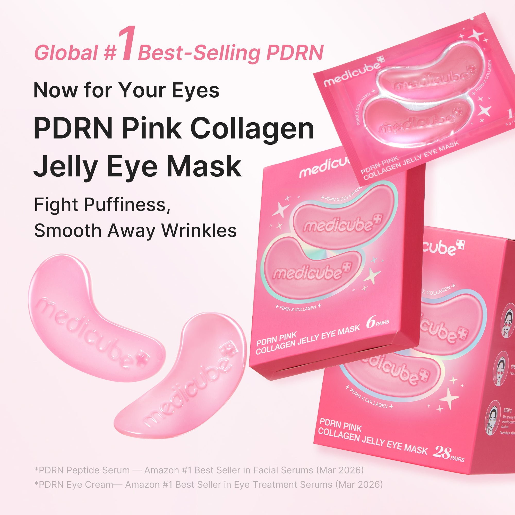 PDRN Pink Collagen Jelly Eye Mask - Your next care crush awaits.