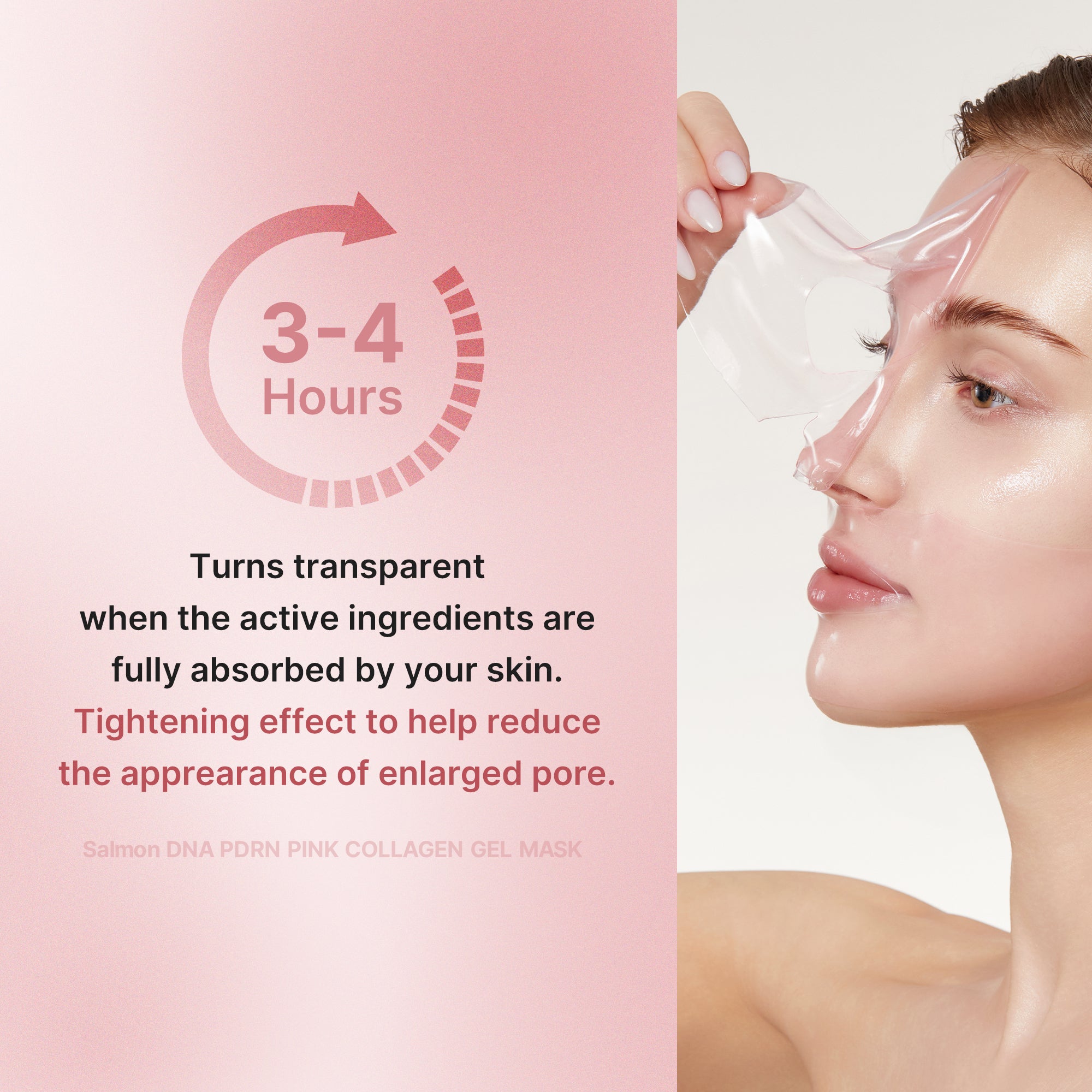 Salmon PDRN Pink Collagen Jelly Gel Mask - Let skincare set the pace.
