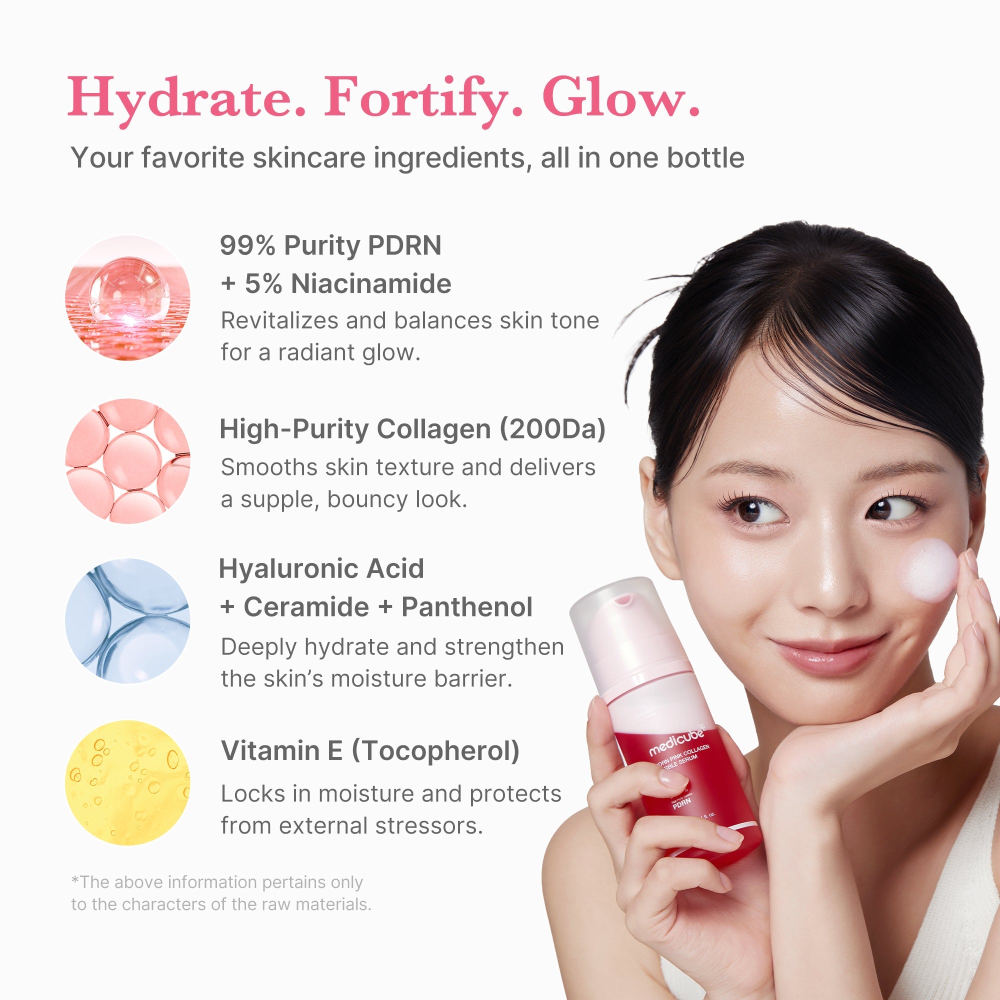 PDRN Pink Collagen Bubble Serum - Turn a pause into care.