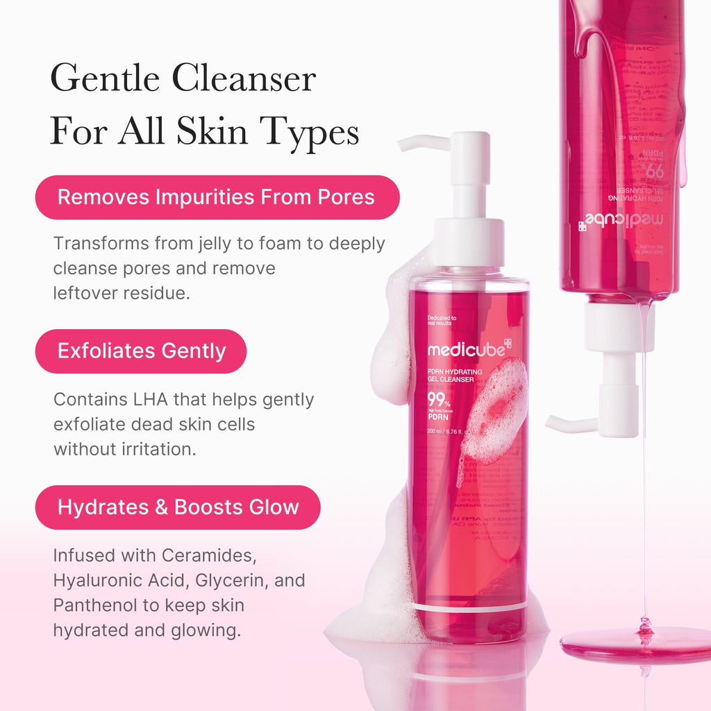 PDRN Pink Gel Cleanser - Let's talk about beauty care.