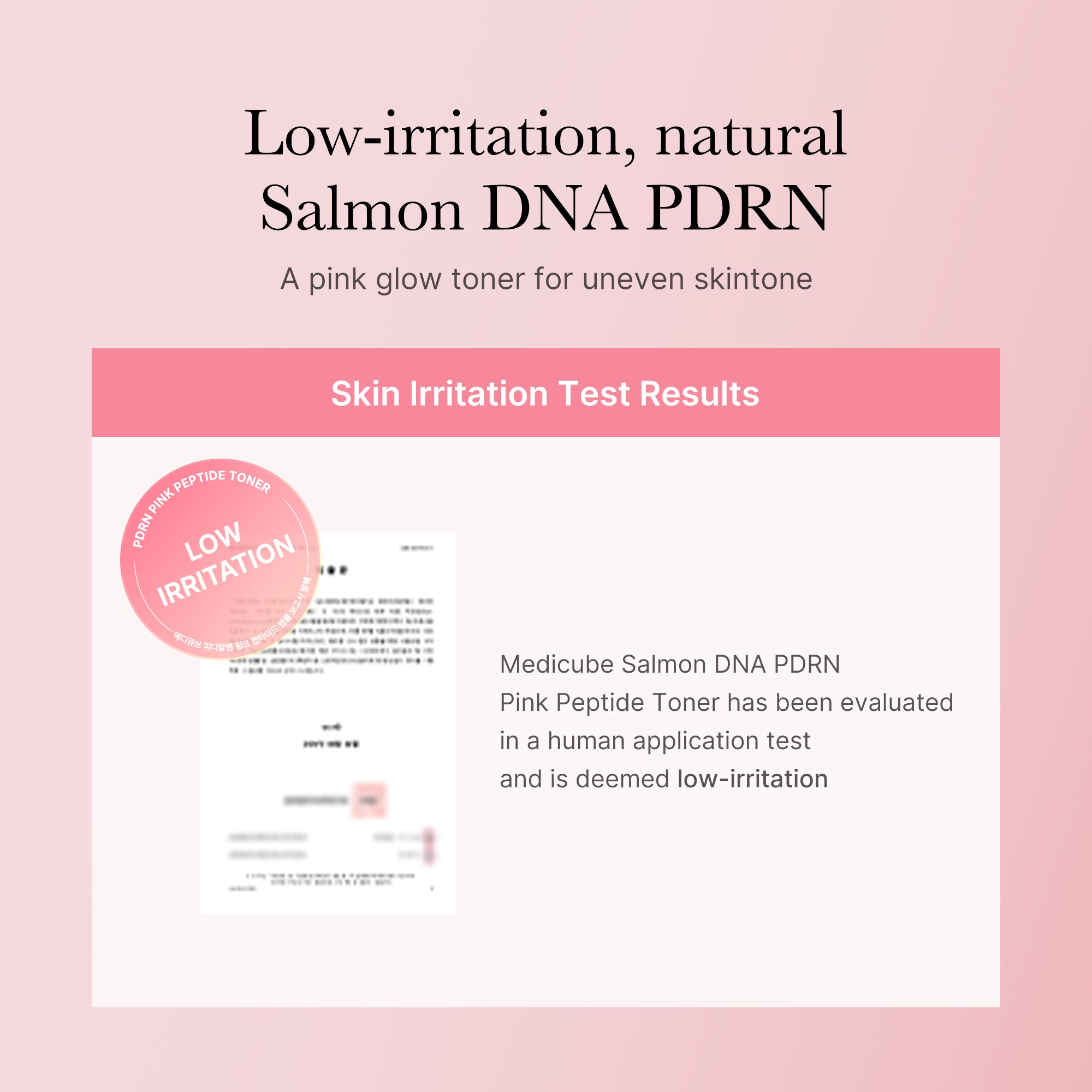 PDRN Pink Peptide Toner - Give them a beauty moment.