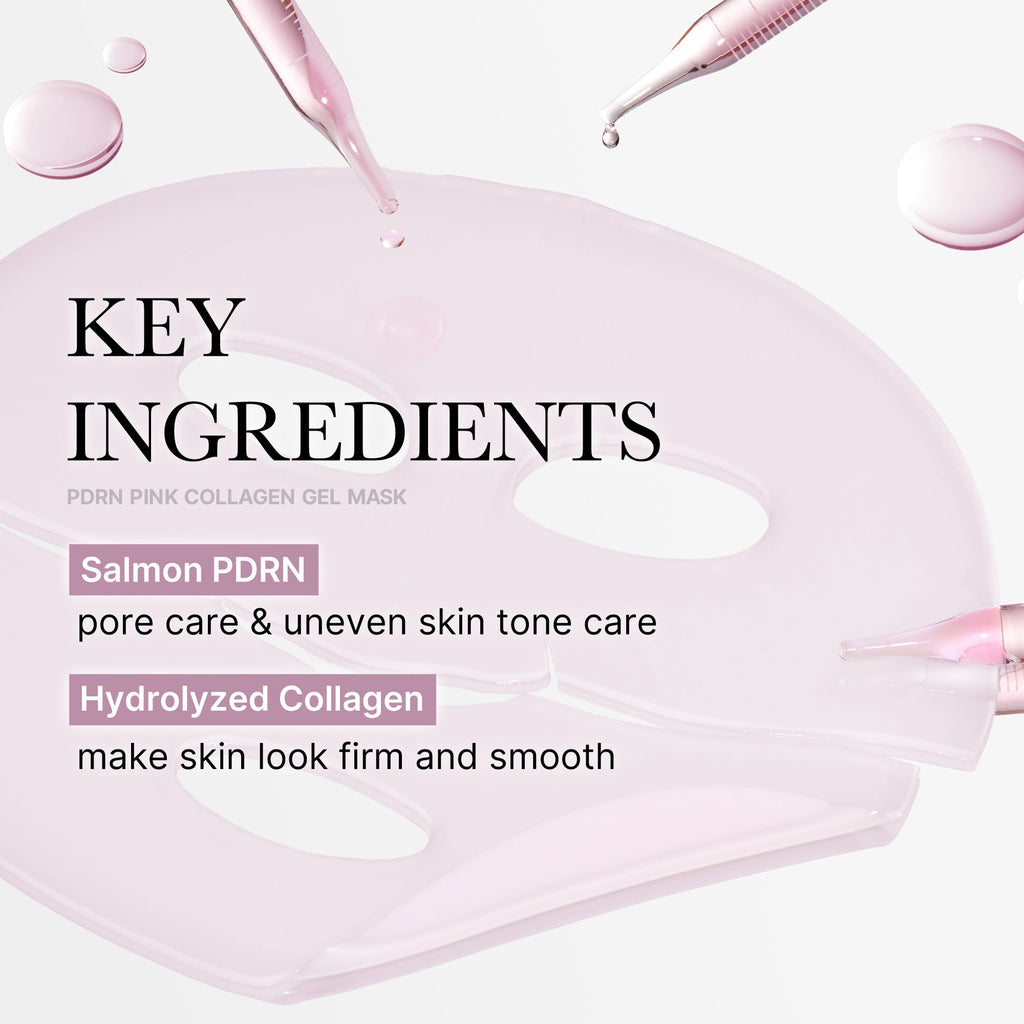 Salmon PDRN Pink Collagen Jelly Gel Mask - Let skincare set the pace.