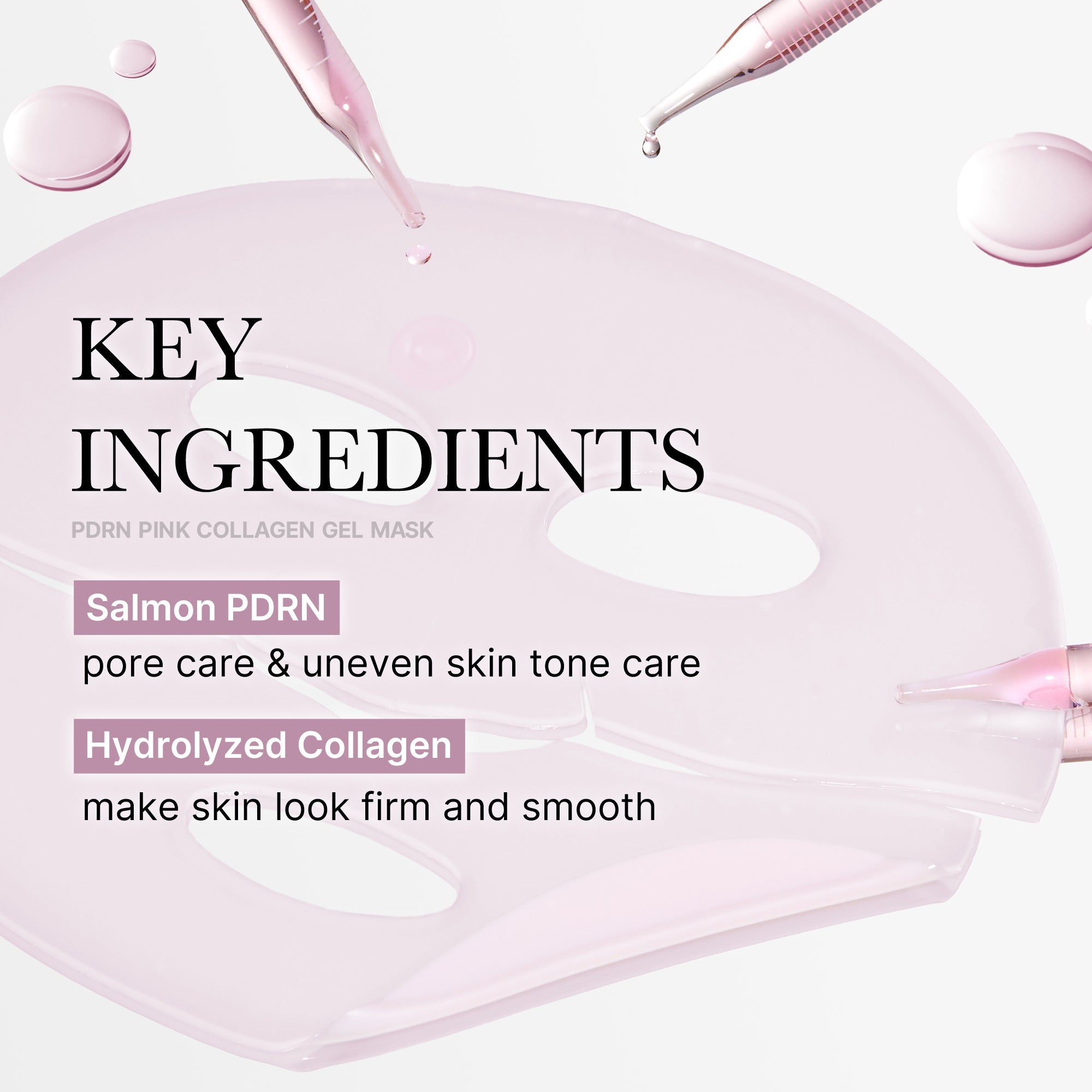 Salmon PDRN Pink Collagen Jelly Gel Mask - Let skincare set the pace.