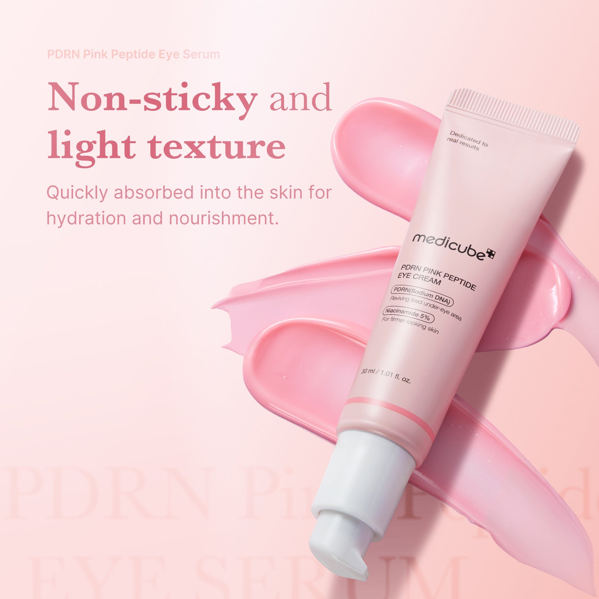 PDRN Pink Peptide Eye Cream - Take your morning back.