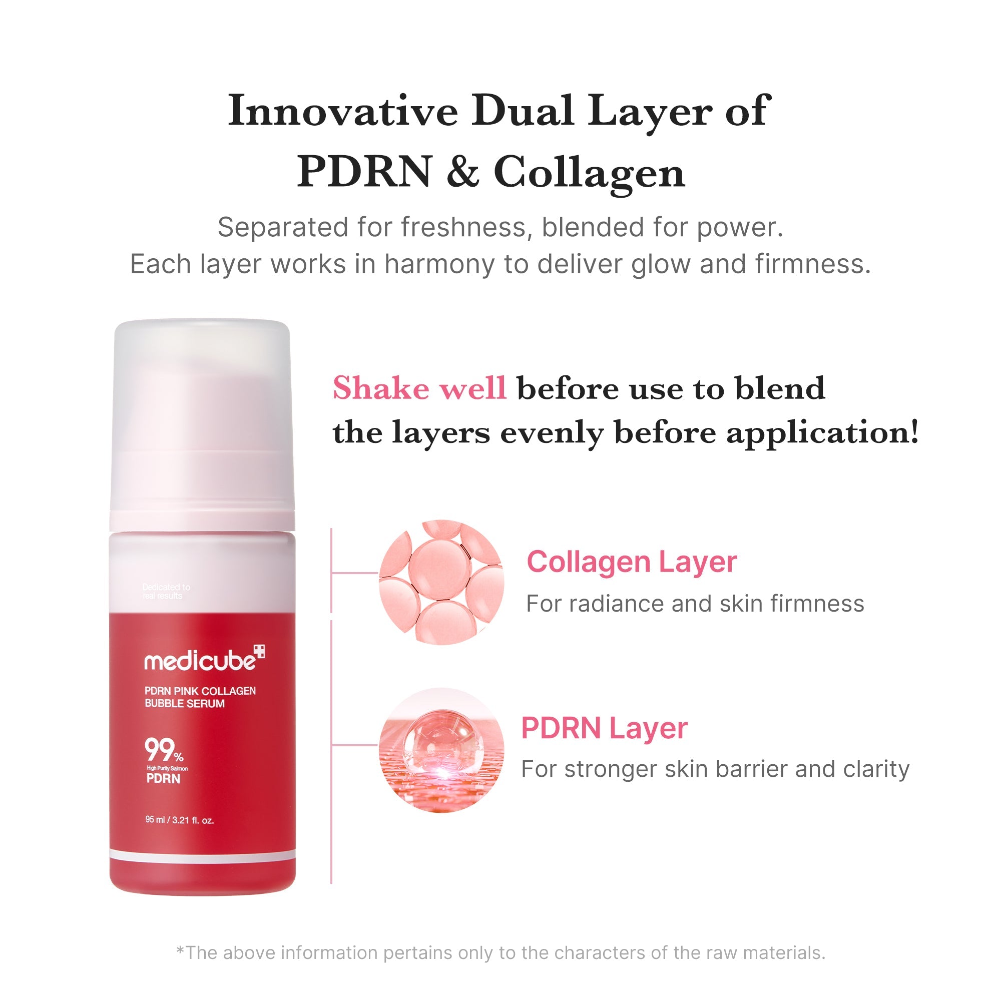 PDRN Pink Collagen Bubble Serum - Turn a pause into care.