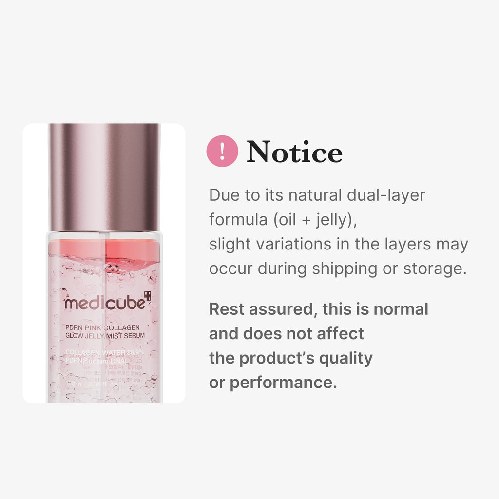 PDRN Pink Collagen Glow Jelly Mist Serum - Slow moments still count.