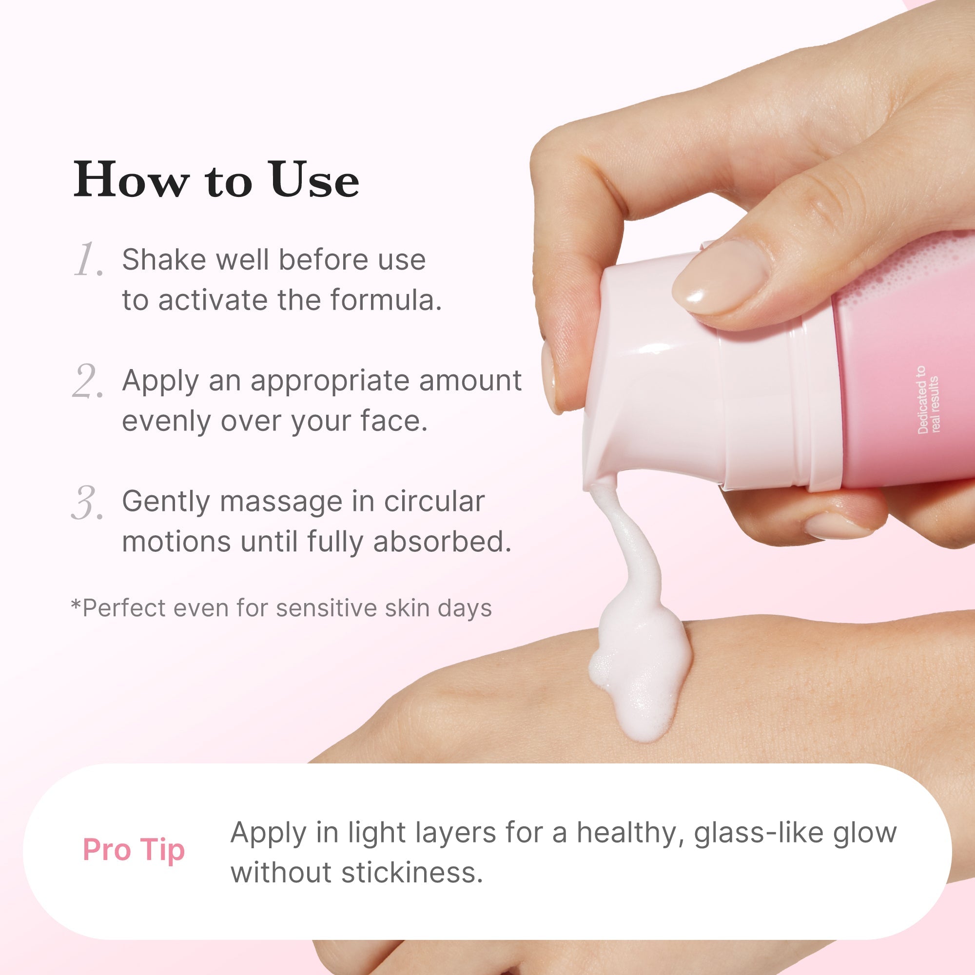 PDRN Pink Collagen Bubble Serum - Turn a pause into care.