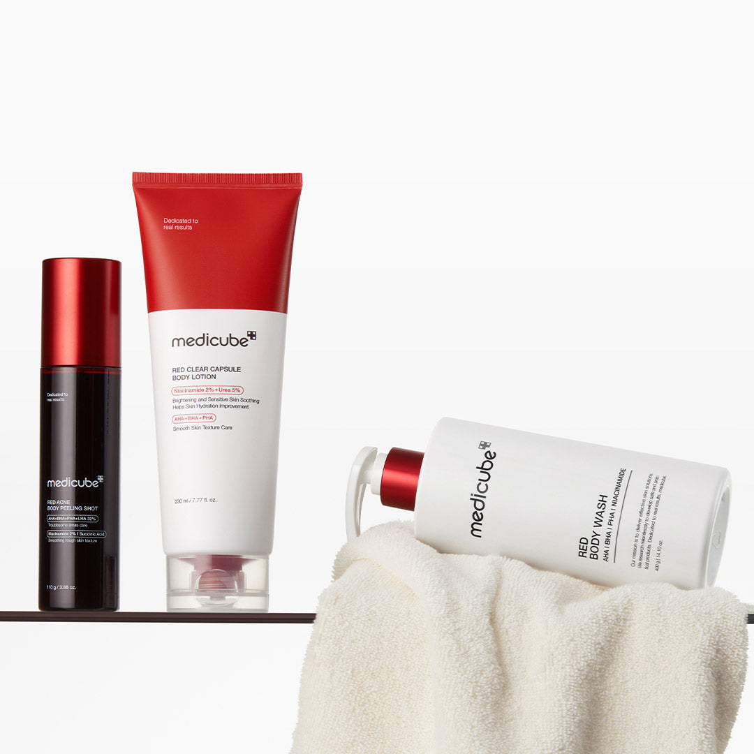 Red Glow Body Essentials - Find what feels like you.