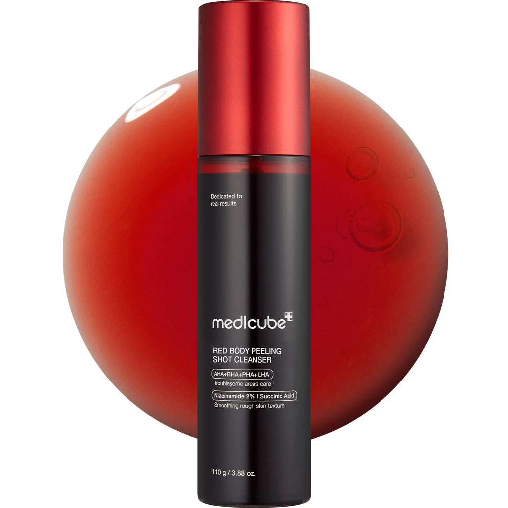 Red Body Peeling Shot Cleanser - Explore more with Medicube.