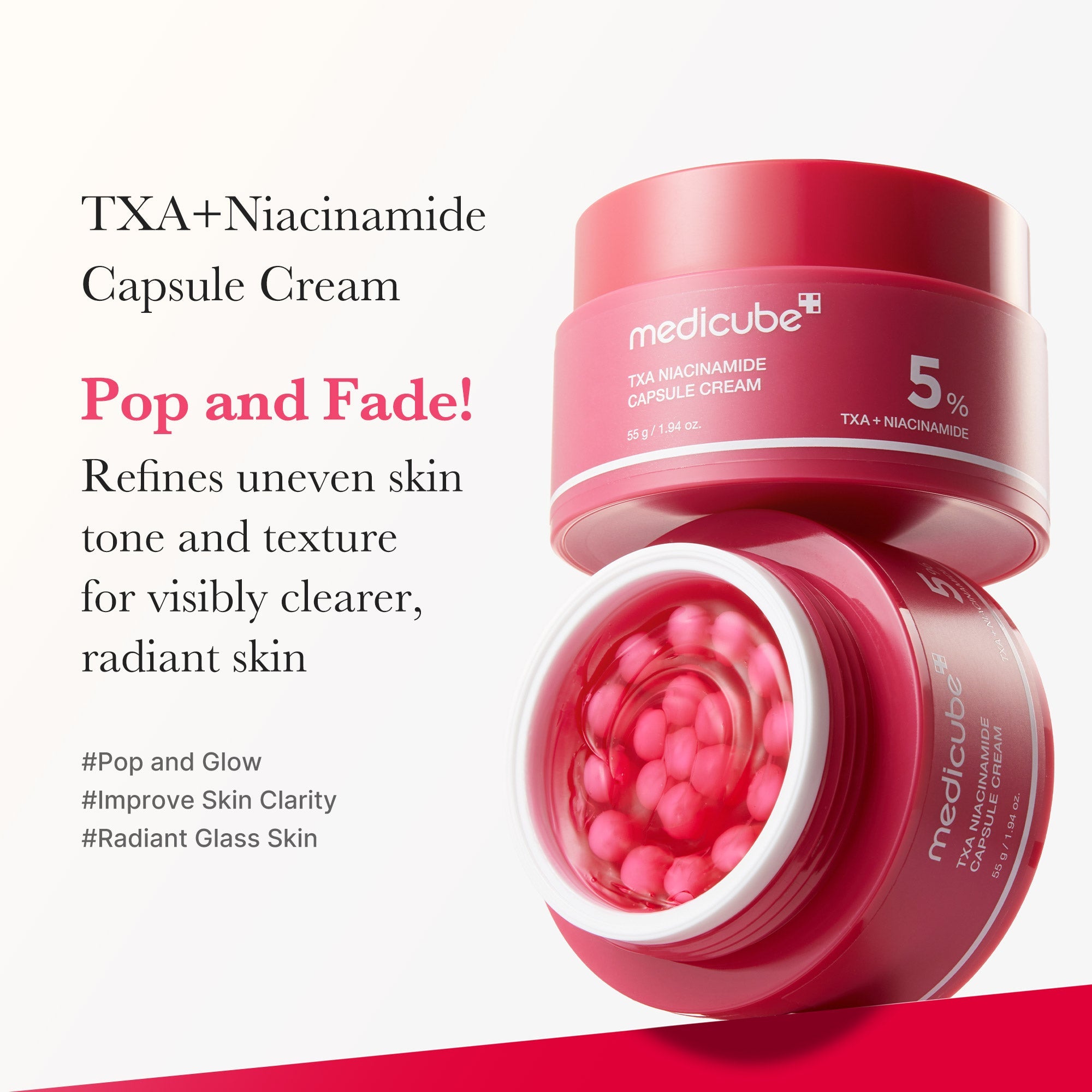 TXA Niacinamide Capsule Cream - A fresh chapter starts here.