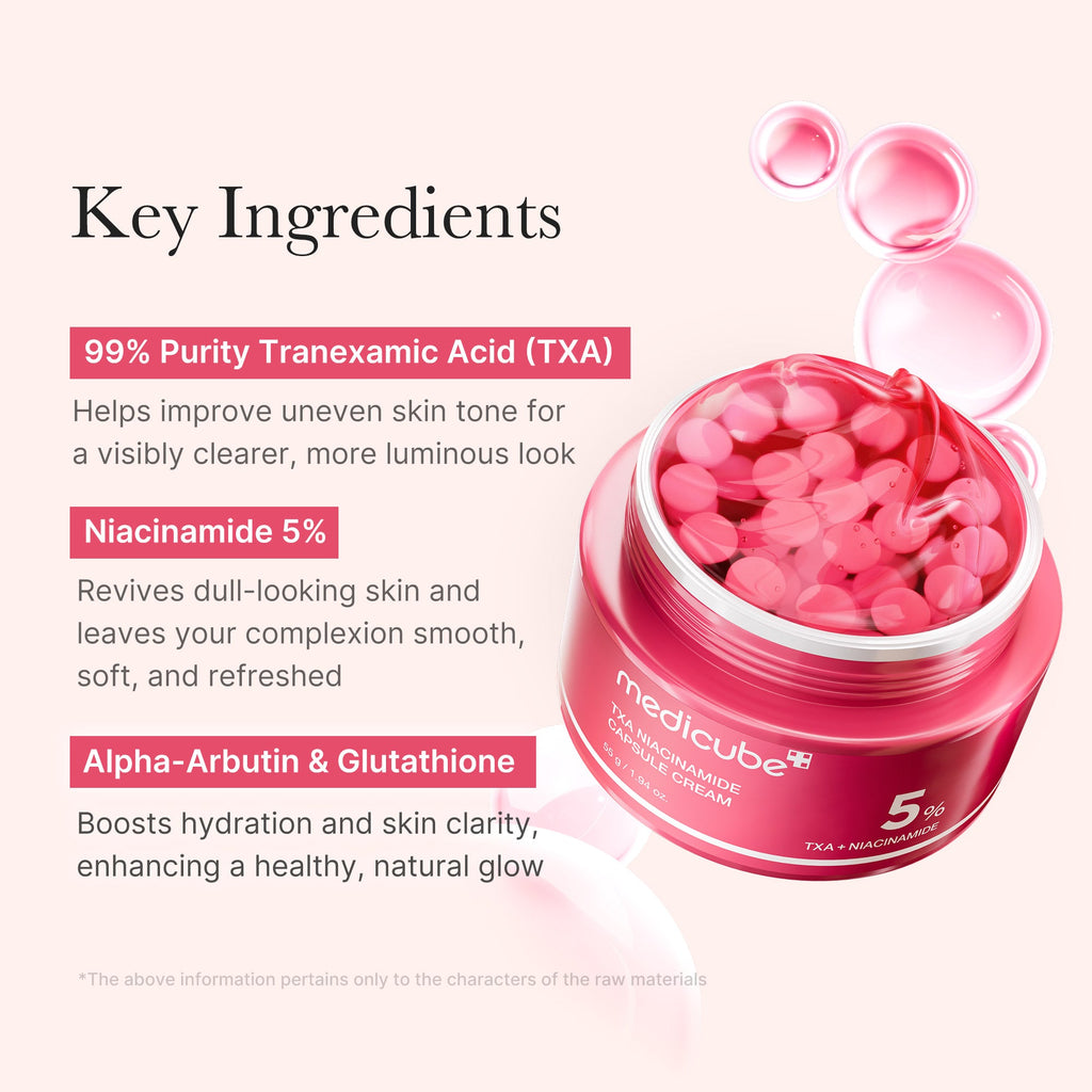 TXA Niacinamide Capsule Cream - A fresh chapter starts here.
