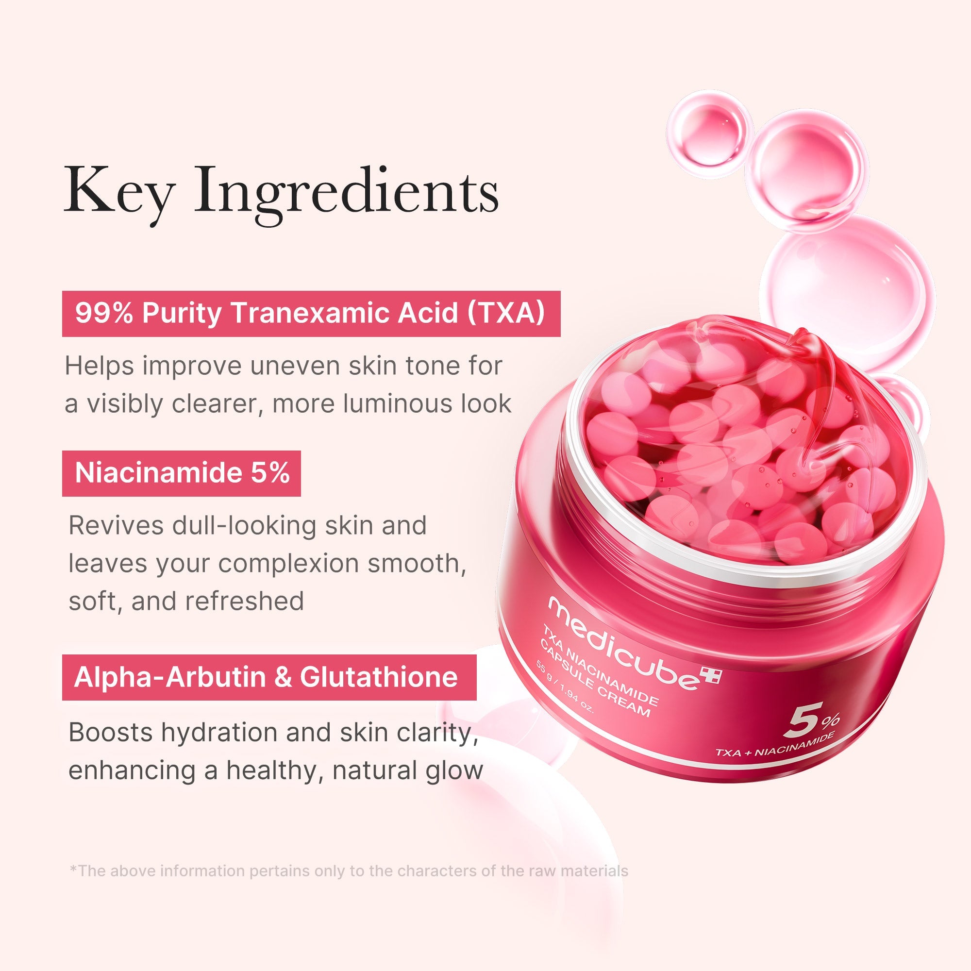 TXA Niacinamide Capsule Cream - A fresh chapter starts here.
