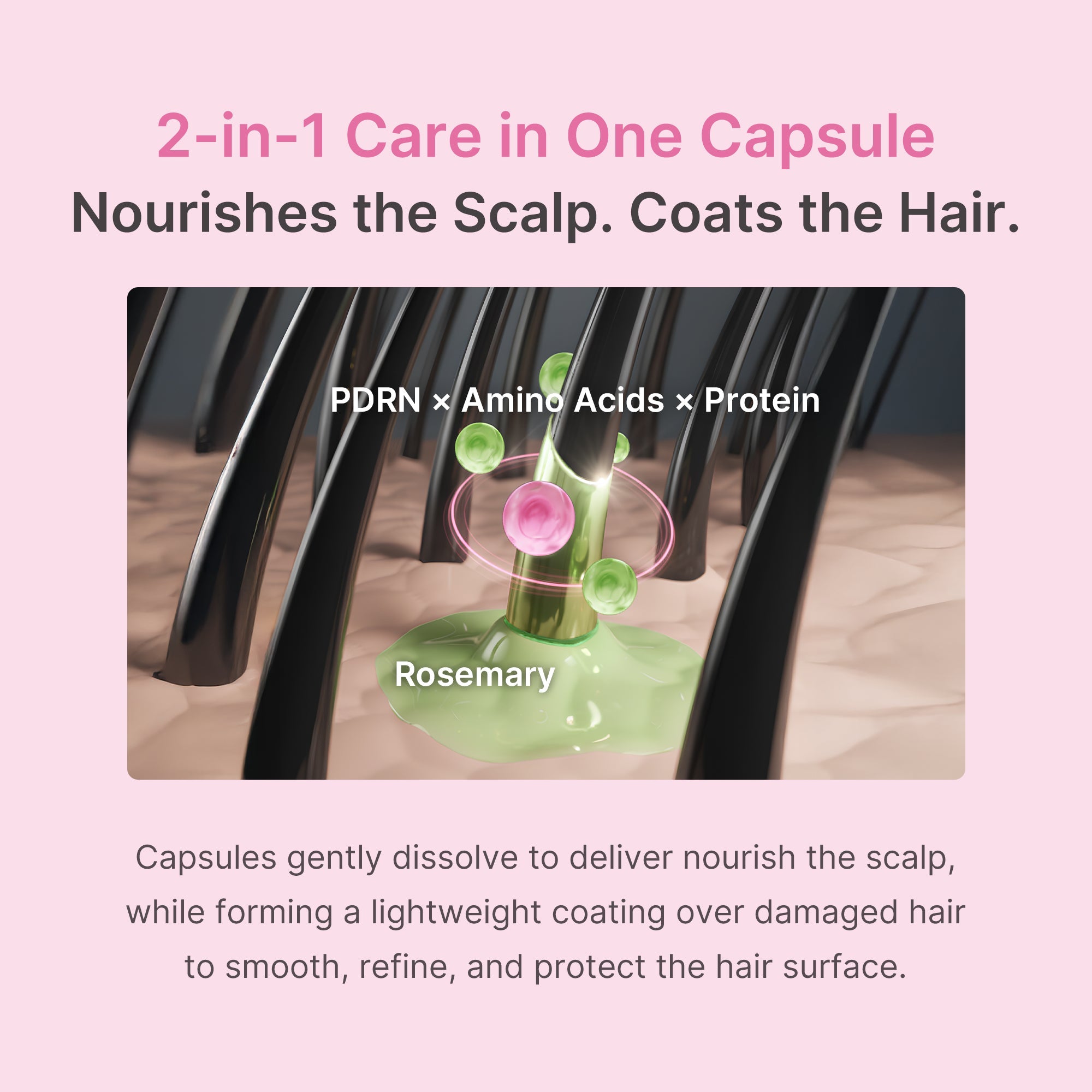 Rosemary PDRN Hair & Scalp Conditioner - Find room in the rush.