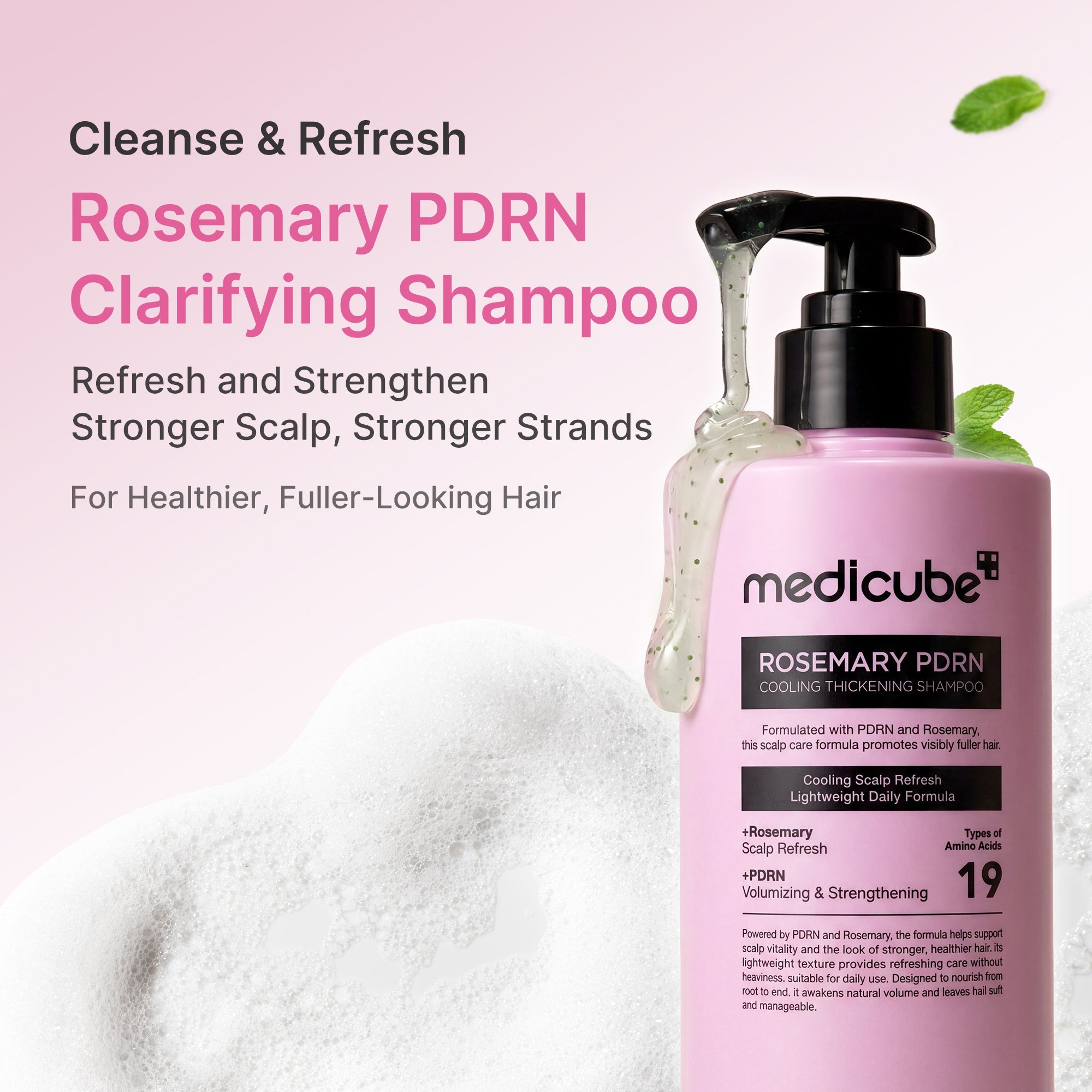 Rosemary PDRN Cooling Thickening Shampoo - Keep some time for you.