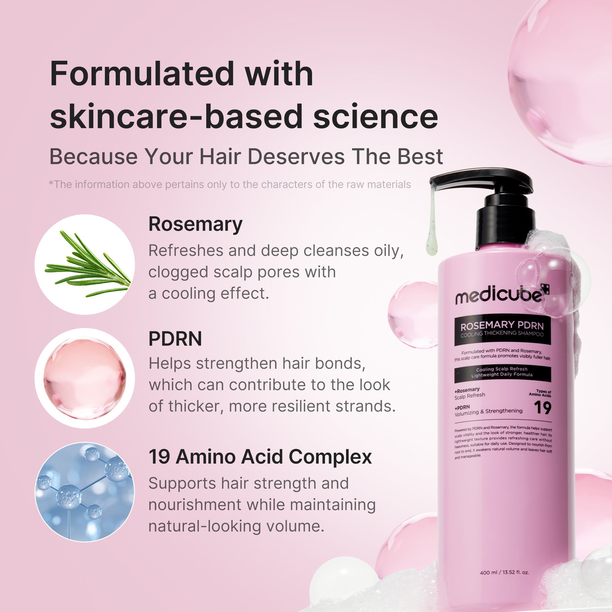 Rosemary PDRN Cooling Thickening Shampoo - Keep some time for you.