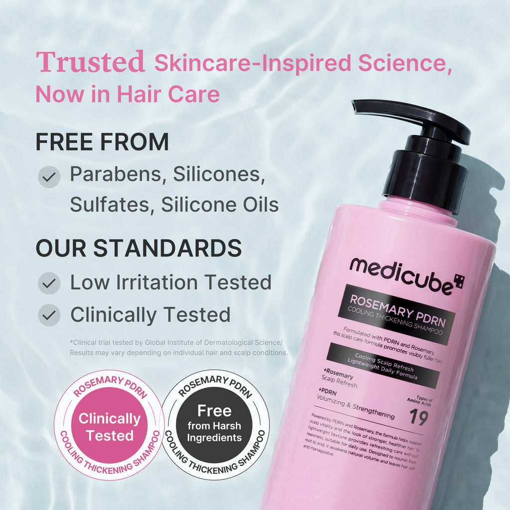 Rosemary PDRN Cooling Thickening Shampoo - Keep some time for you.
