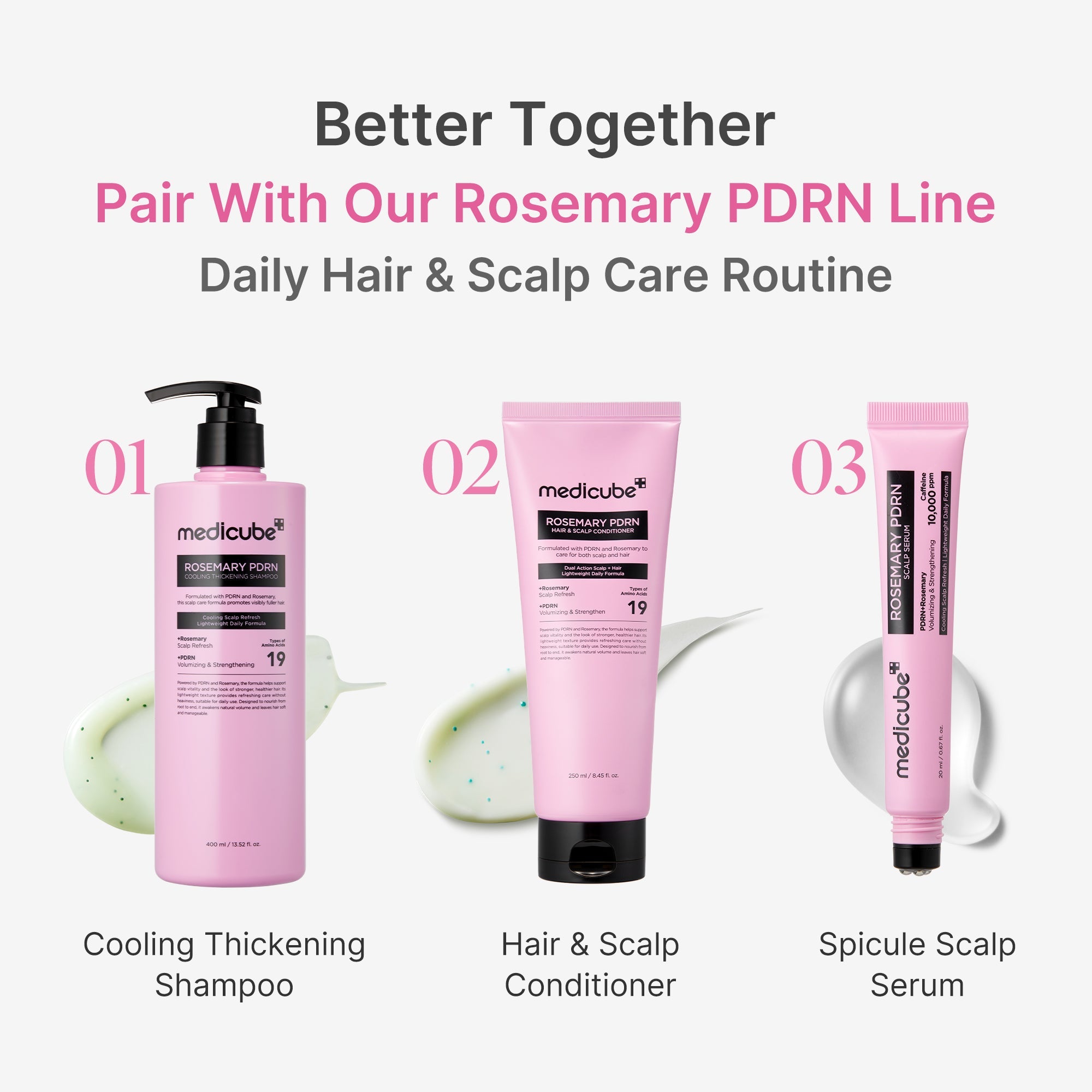 Rosemary PDRN Cooling Thickening Shampoo - Keep some time for you.